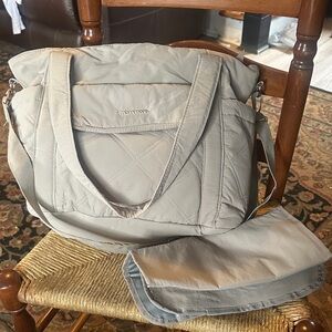 Mommore tan/Gray Women's diaperBag